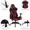 Flash Furniture Red LeatherSoft Gaming Chair with Reclining Back CH-187230-1-Red-GG - alternate 5